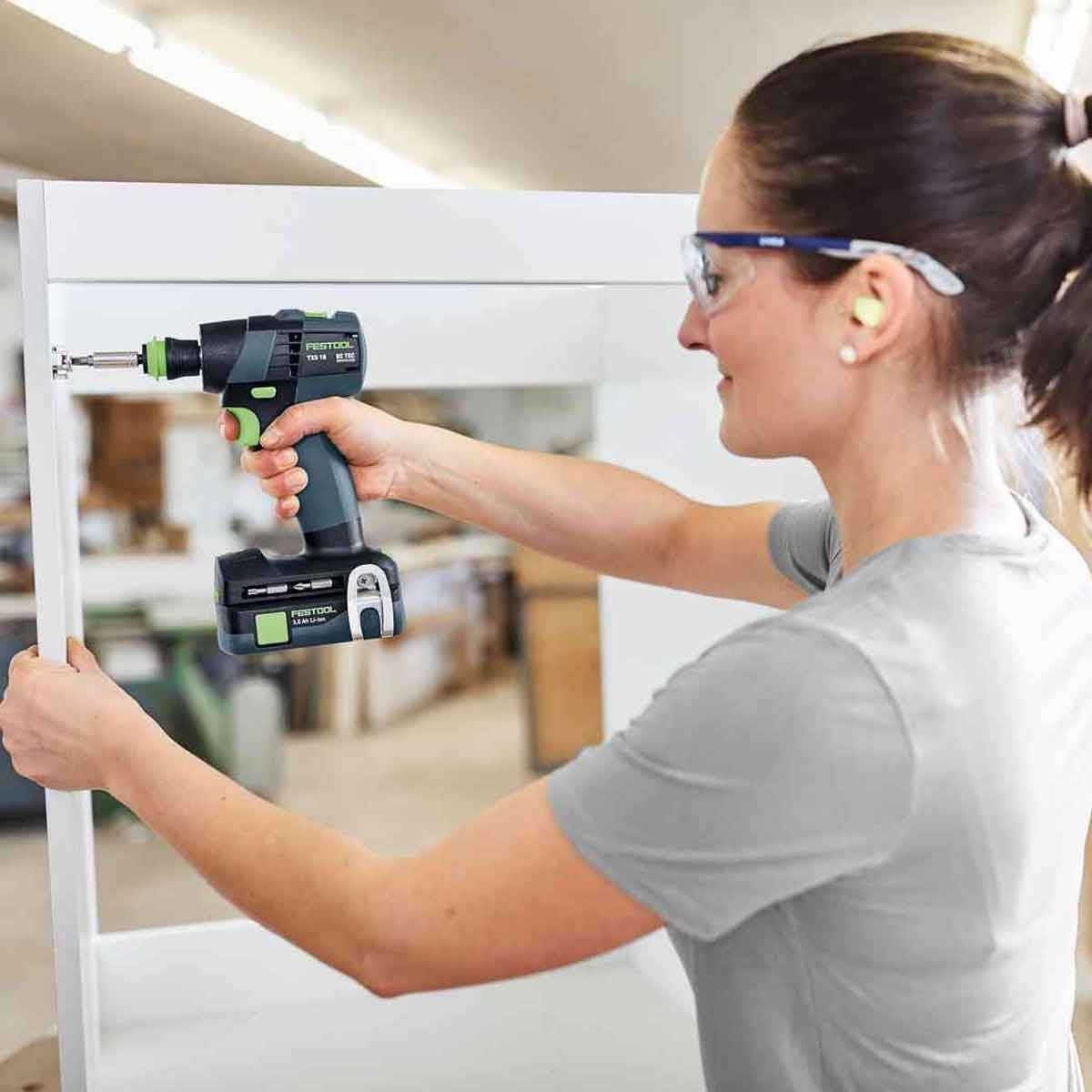 Festool TXS 18 C 3,0-Plus GB 18V Brushless Drill Driver With 2 x 3.0Ah Batteries, Charger & Case - 577332