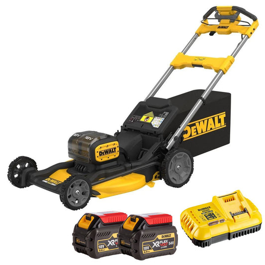 Dewalt DCMWSP156N-XJ 36V Brushless Self-Propelled Lawn Mower with 2 x 6.0Ah Battery & Charger