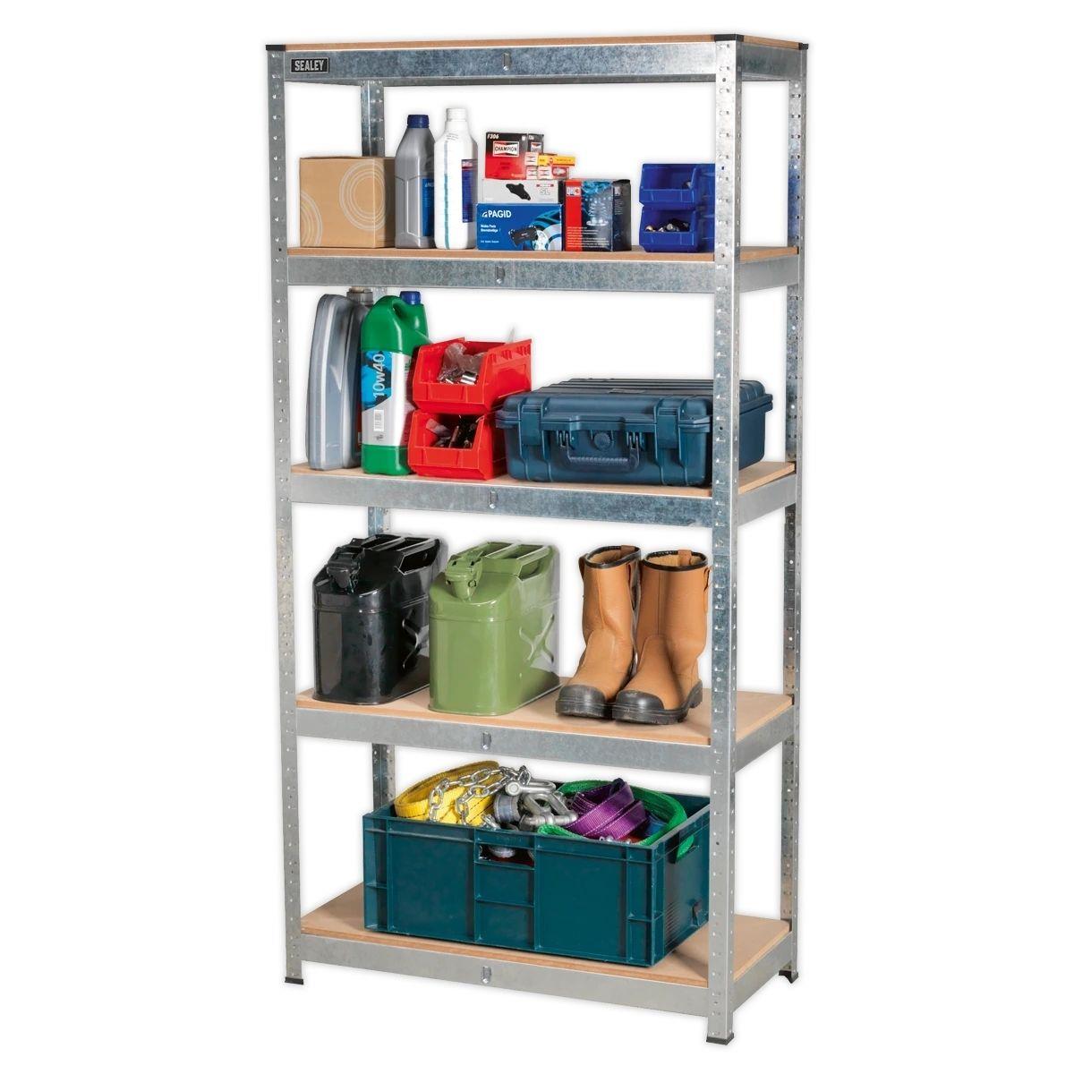 Sealey AP6350GS Racking Unit 5 Shelf 350kg Capacity Per Level