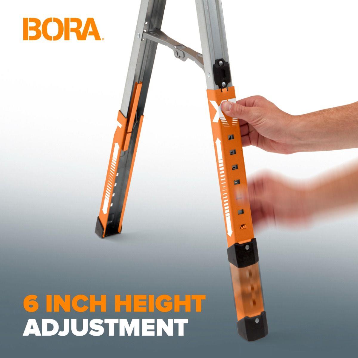 Bora Speedhorse Adjustable Sawhorse Heavy Duty BR-PM-4550