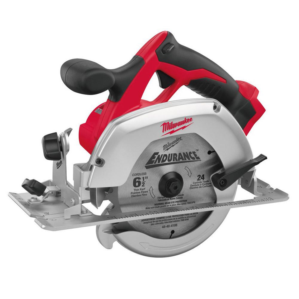 Milwaukee M18HD18CS-0 18V 165mm Circular Saw with 2 x 5.0Ah Batteries Charger Bag & 40T Wood Blade