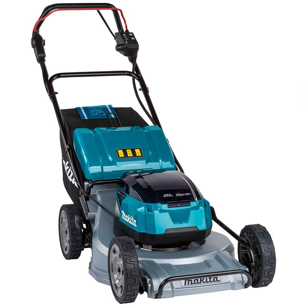 Makita DLM533PG2 36V LXT Brushless Lawn Mower With 2 x 6.0Ah Battery & Charger