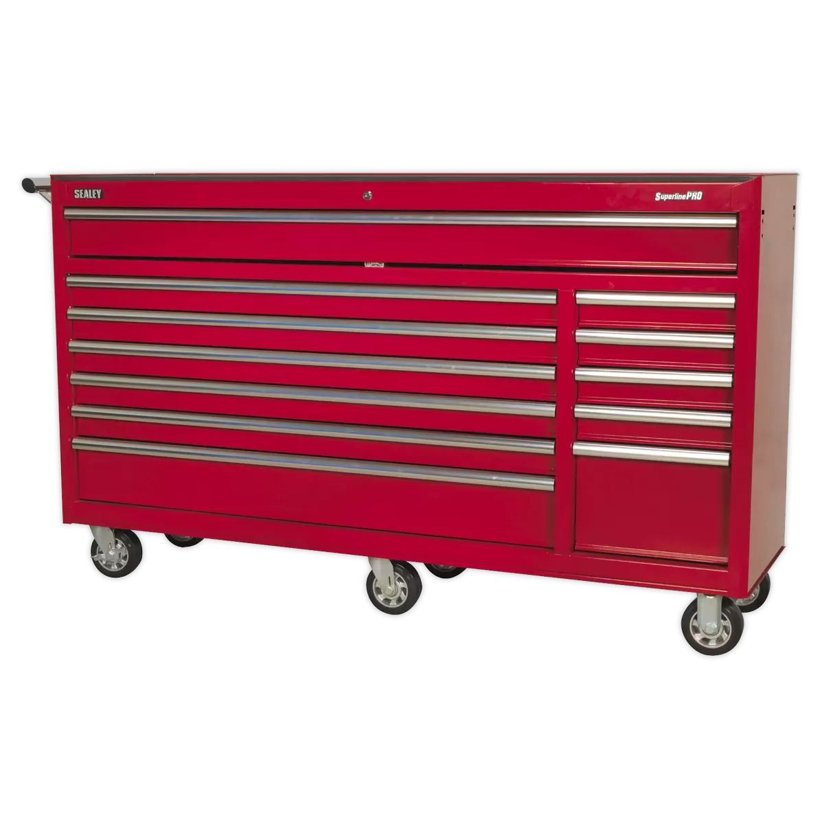 Sealey AP6612 12 Drawer Rollcab with Ball-Bearing Slides Red