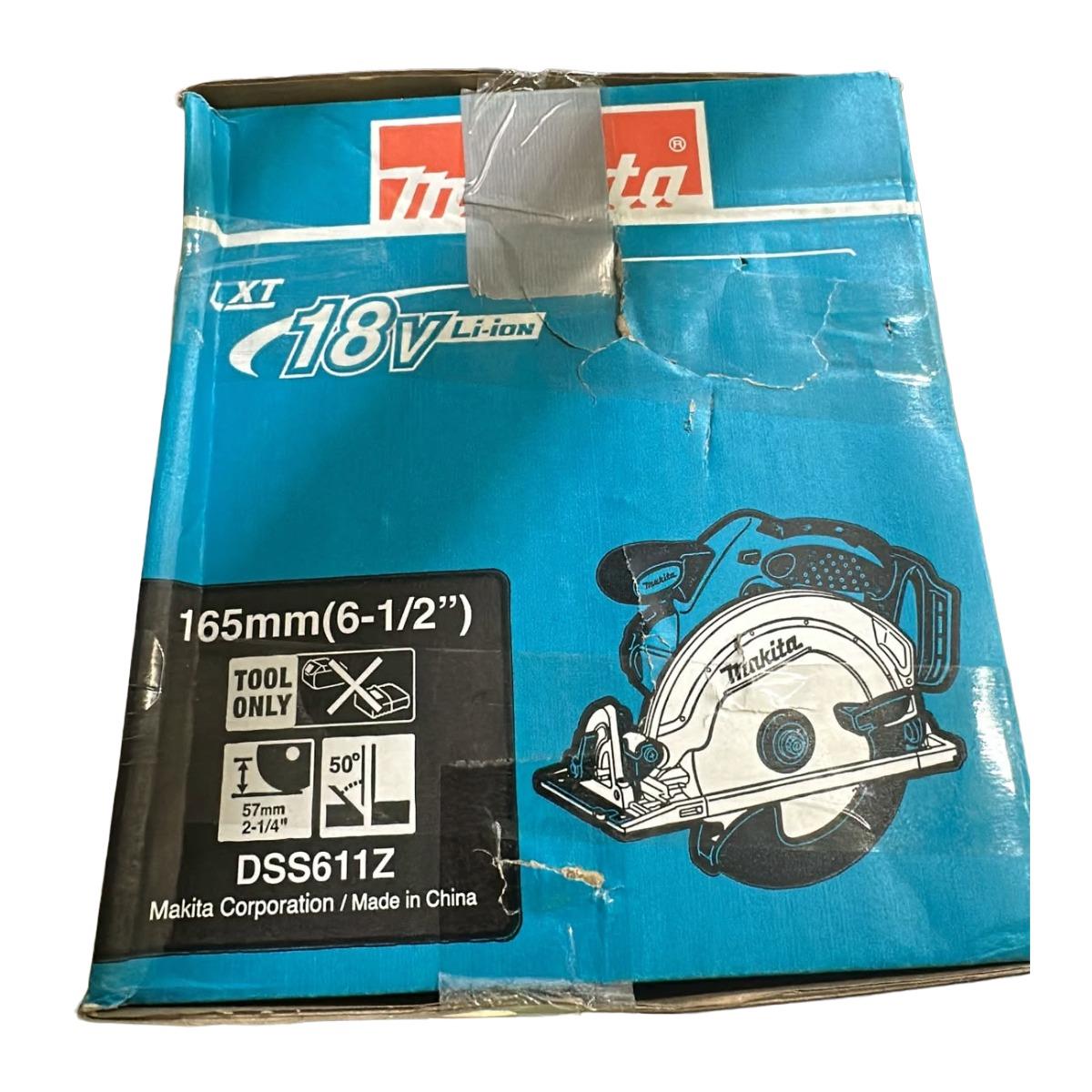Makita DSS611Z 18V Li-ion 165mm Cordless Circular Saw Body Only Item Condition Seller Refurbished