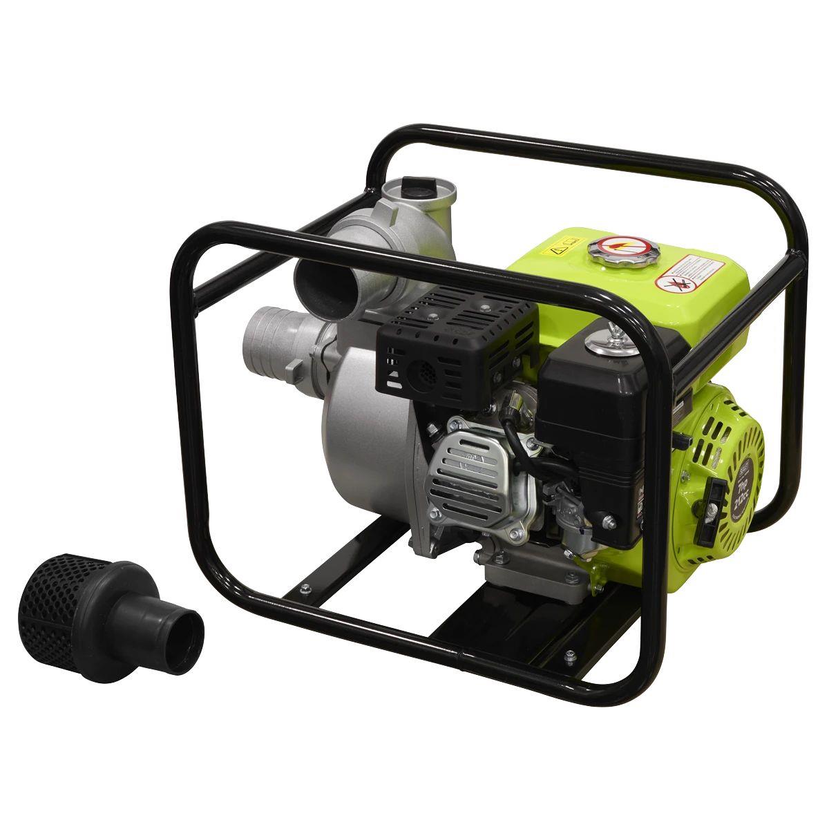 Sealey PWP80 Petrol Powered Water Pump 80mm 6.15hp 4-Stroke Engine