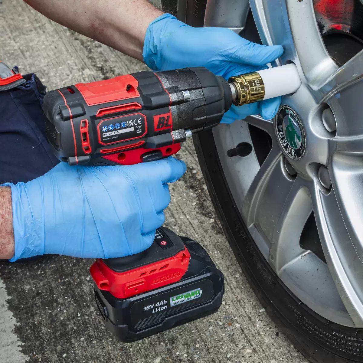 Sealey CP650LI 18V Cordless Brushless Impact Wrench 1/2