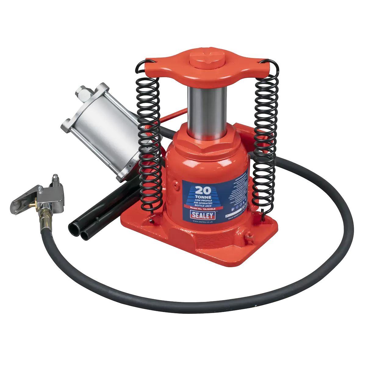 Sealey YAJ20SLE Low Profile Air Operated Hydraulic Bottle Jack 20 Tonne