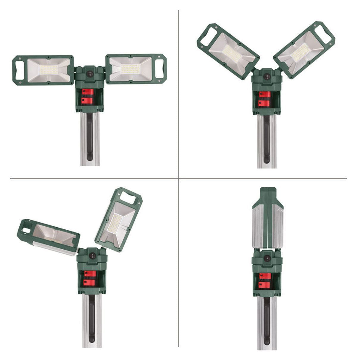 Metabo BSA 18 LED 5000 DUO-S 18V Tripod Site Light with 1 x 4.0Ah Battery & Charger