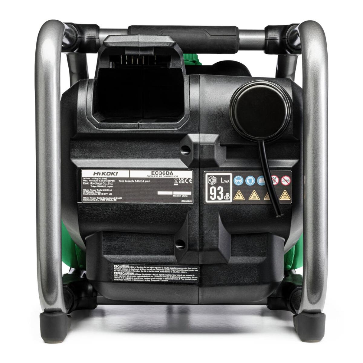 HiKOKI EC36DAW4Z 36V Multivolt Brushless 7.6L Compressor Body Only