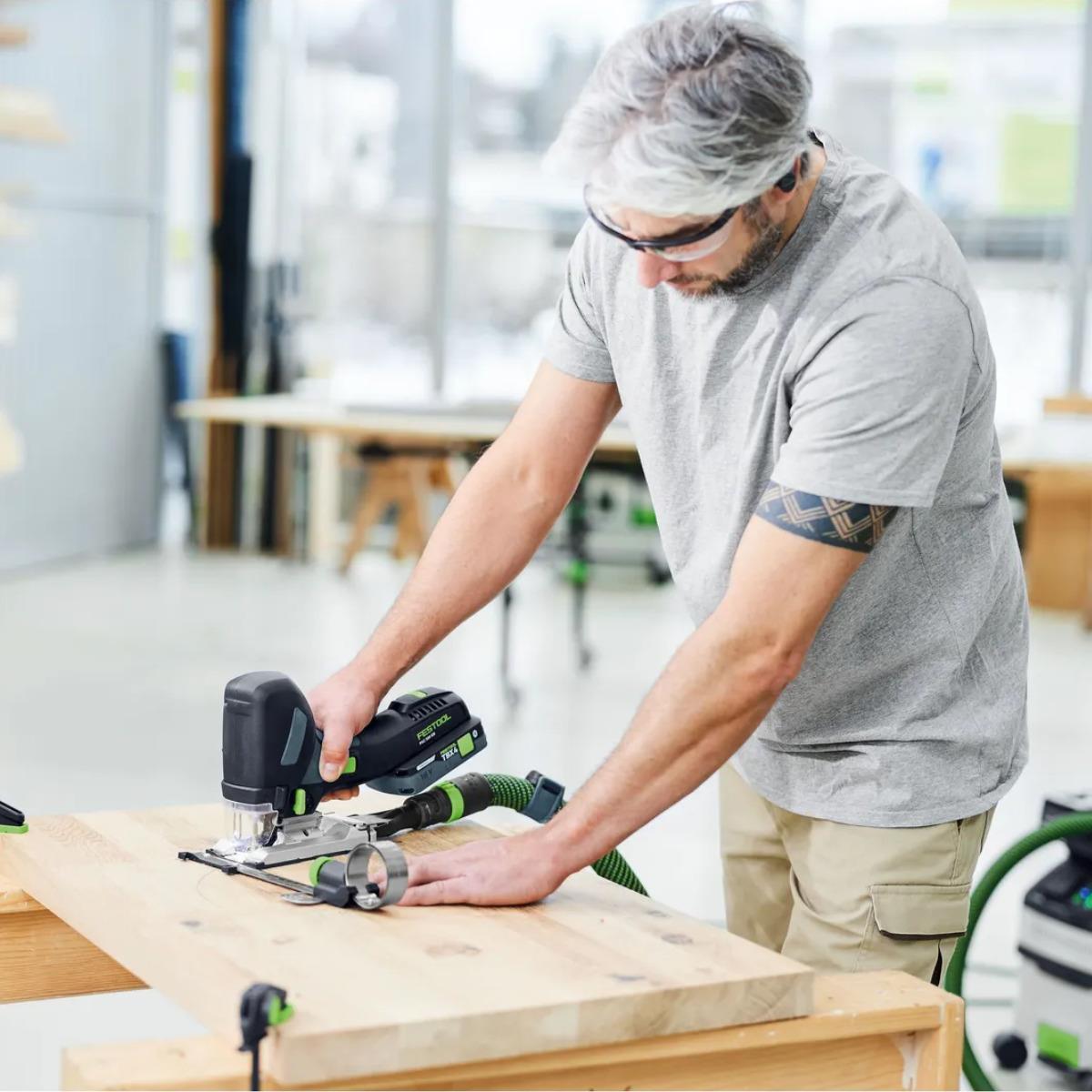 Festool PSC 500 EB-Basic-Set 18V Brushless Pendulum Jigsaw Body with Accessories Set in Systainer - 576961
