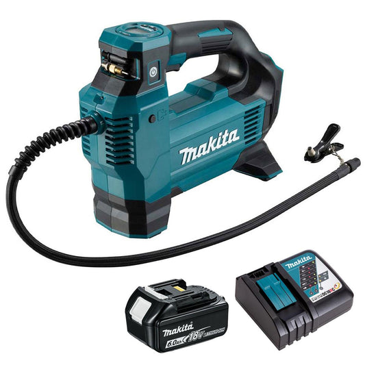 Makita DMP181Z 18V LXT Inflator Pump with 1 x 6.0Ah Battery & Charger