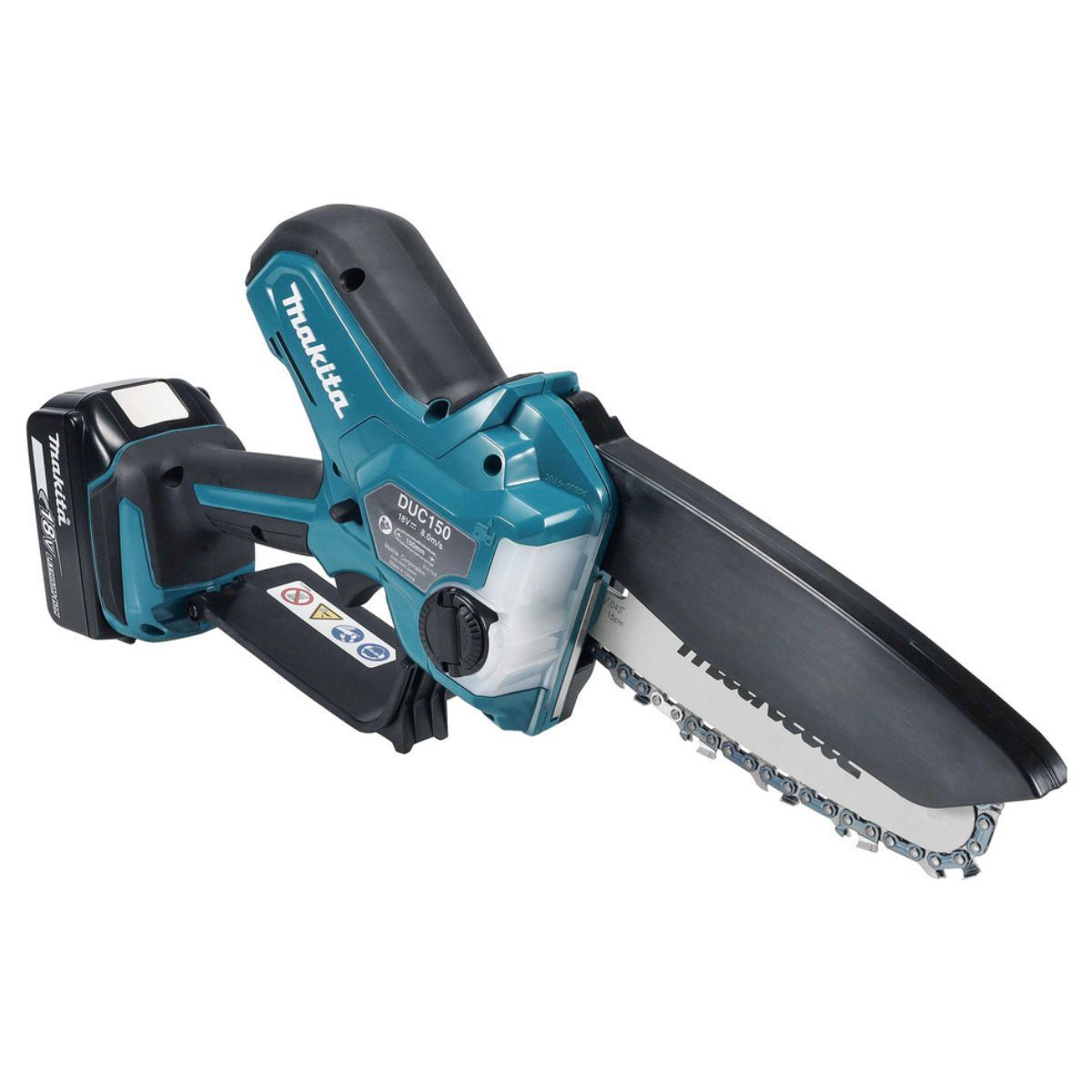 Makita DUC150Z 18V Brushless 150mm Pruning Saw With 1 x 5.0Ah Battery & Charger