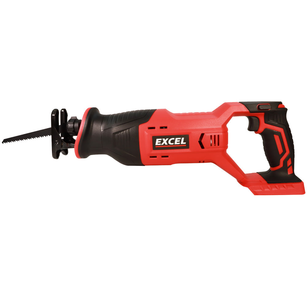 Excel 18V Cordless Reciprocating Saw with 2 x 2.0Ah Batteries & Charger
