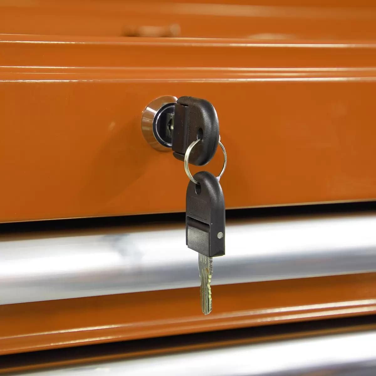 Sealey AP26059TO Topchest 5 Drawer with Ball Bearing Runners Orange
