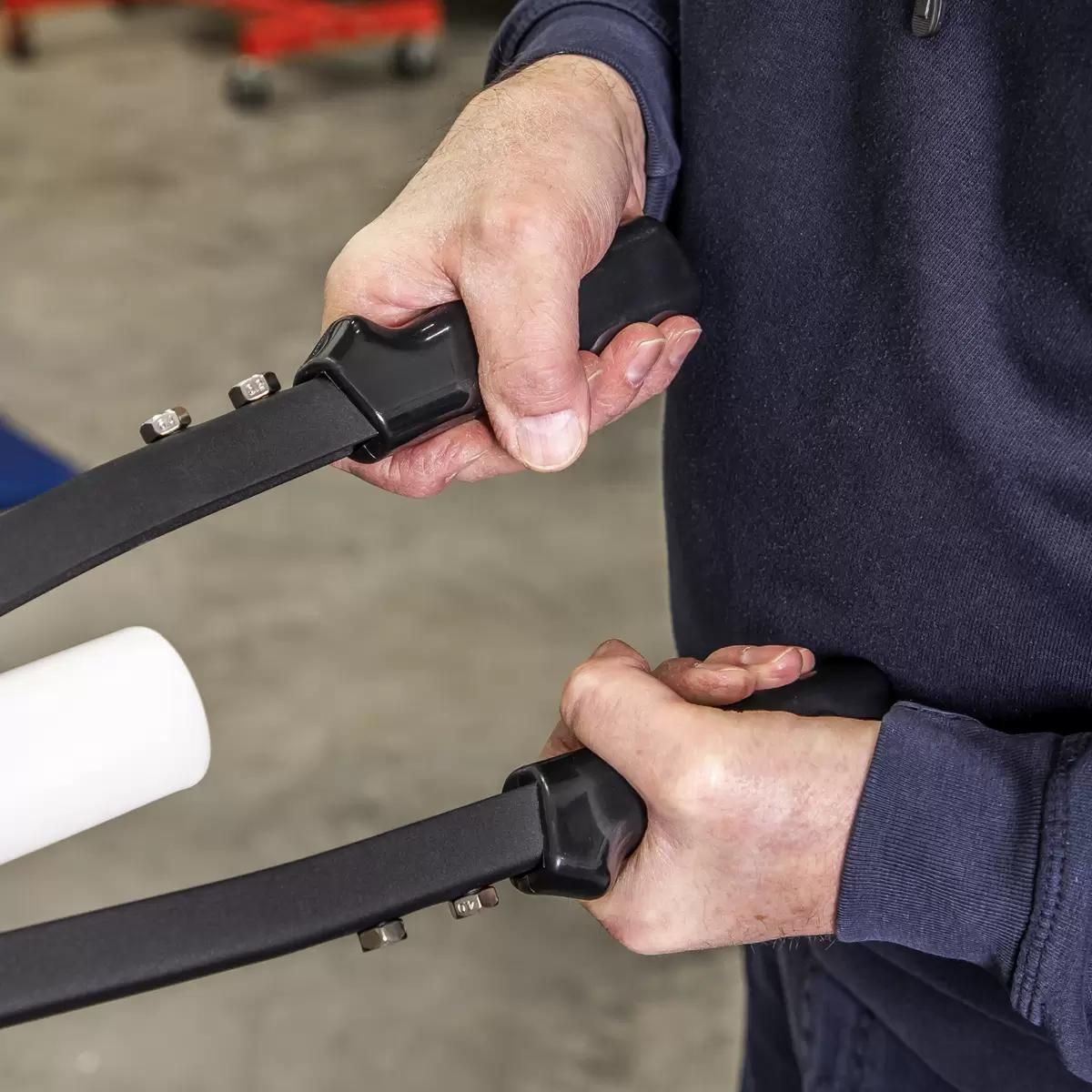 Sealey AK3981 Long-Arm Riveter with Collection Bowl Heavy-Duty