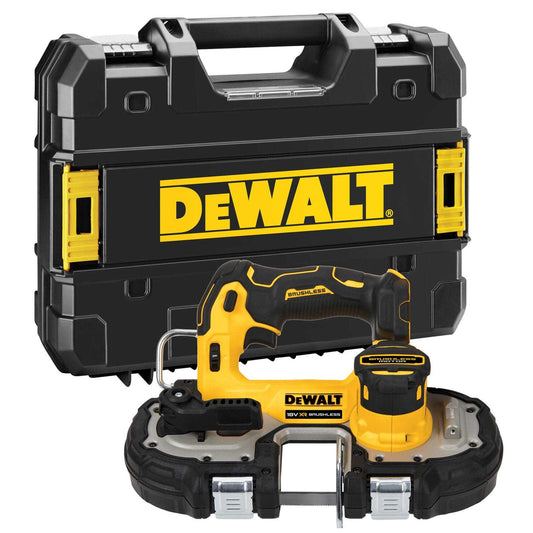 DeWalt DCS377NT 18V XR Brushless Compact Bandsaw Body Only With Kitbox for Easy Portability