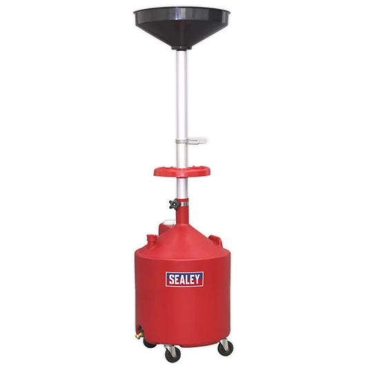 Sealey AK80D Gravity Discharge Mobile Oil Drainer