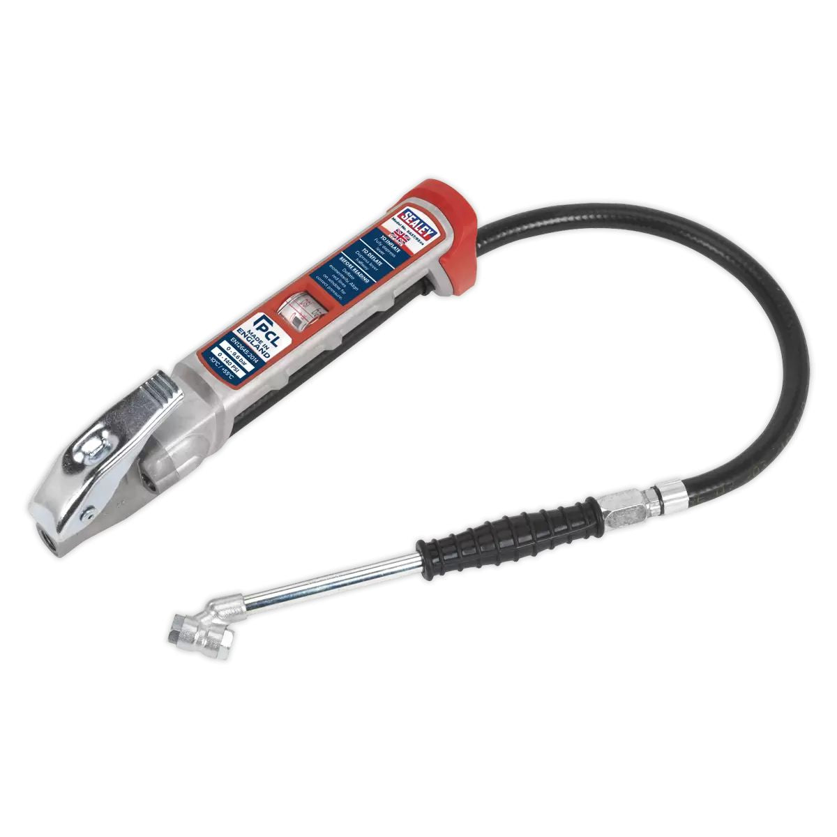 Sealey SA37/93 Professional Tyre Inflator with Twin Push-On Connector