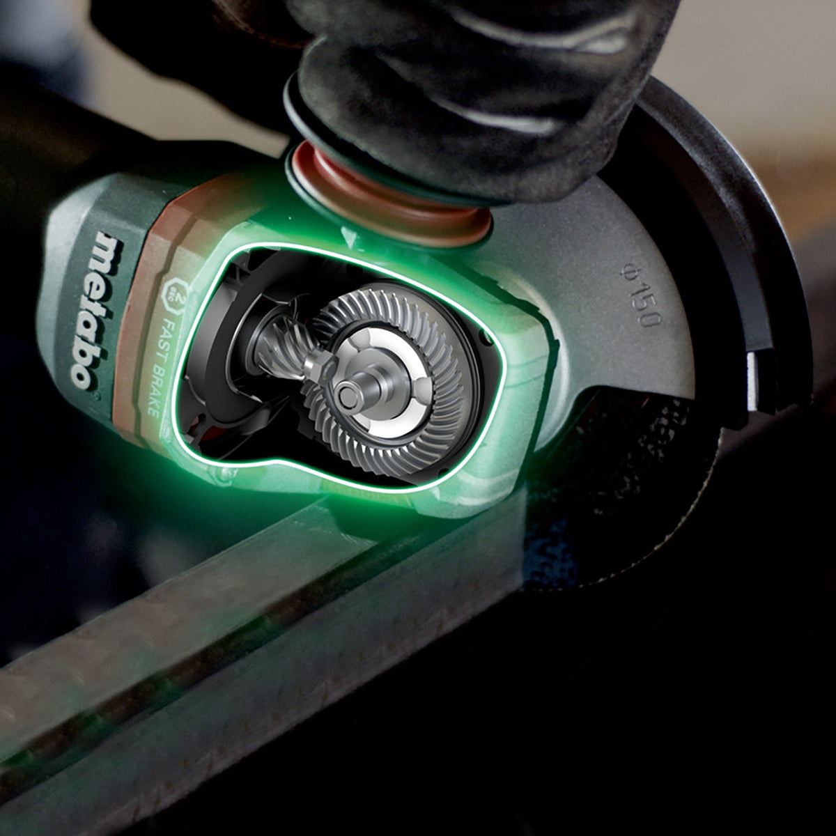 Metabo WEPBA 19-150 Q DS 150mm M-Brush Angle Grinder 110V/1600W 613117390