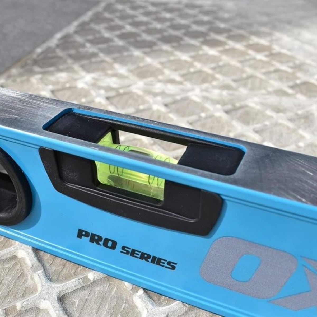 OX Tools Spirit Level 600mm, 1200mm, and 1800mm with 3 Pocket Zipped Case P028603