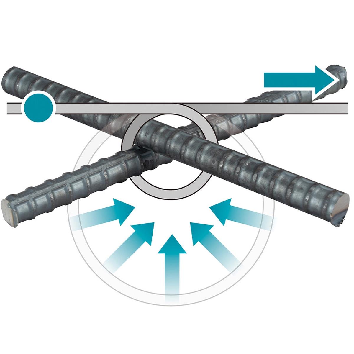 Makita TR001GZ 40V Max XGT Brushless Rebar Tying Tool With 1 x 2.5Ah Battery Charger & Case