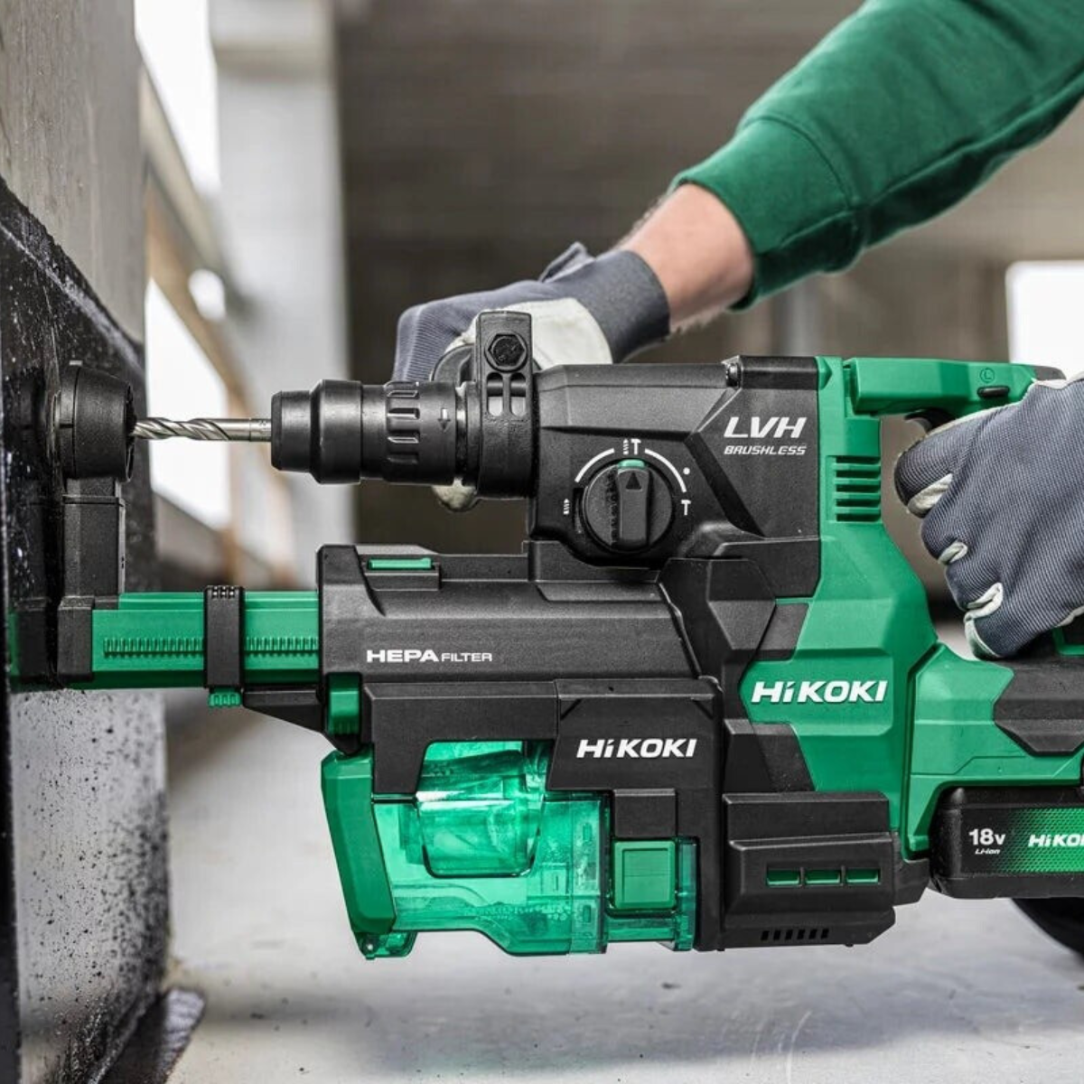 HiKOKI DH1826DCW2Z 18V Brushless 3 Mode SDS+ Hammer Drill Body Only with Case