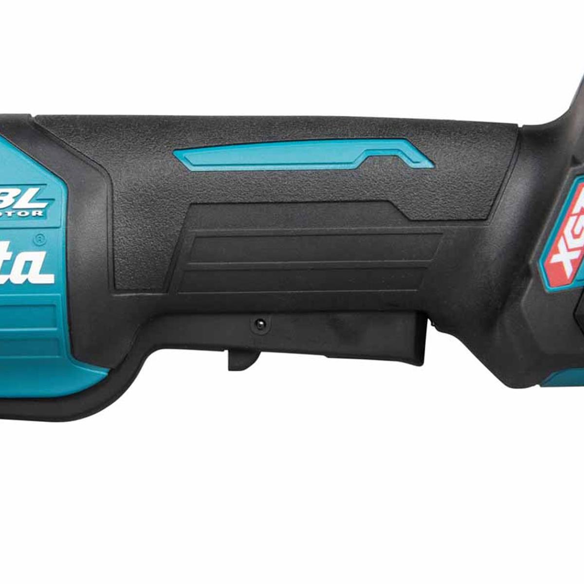 Makita GA056GZ01 40V Max XGT Brushless Angle Grinder with 1 x 8.0Ah Battery Charger & Case