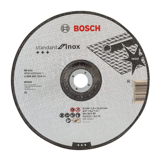 Bosch 230mm Standard Inox Cutting Disc - 2608601514