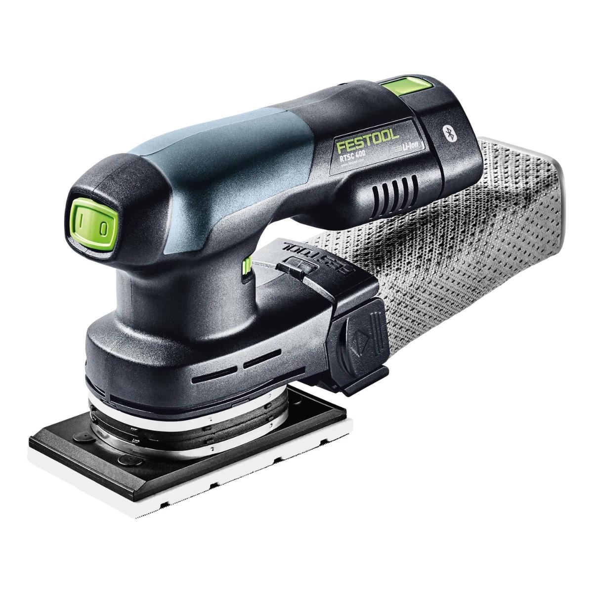 Festool RTSC 400 3,0 I-Plus 18V Brushless Orbital Sander with 2 x 3.0Ah Battery, Charger & Case - 578932