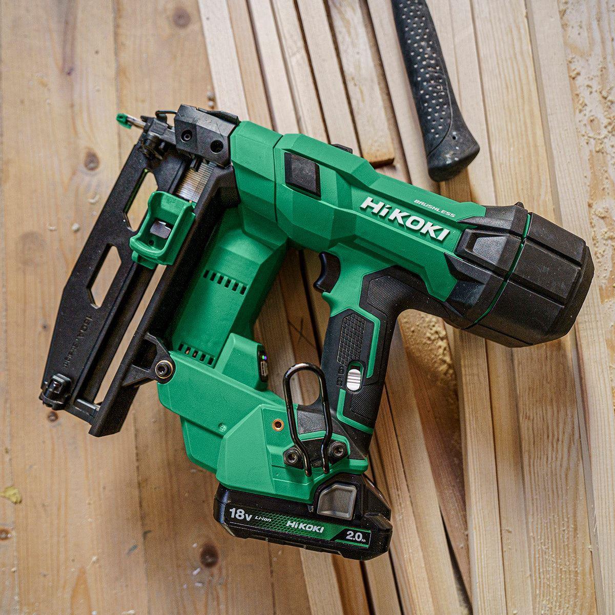 HiKOKI NT1865DSAW9Z 18V Brushless 16G Straight Finish Nailer Body Only with Case