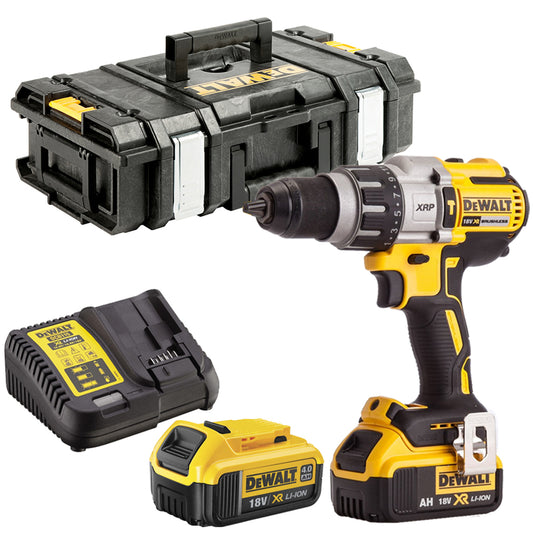 Dewalt DCD996N 18V Brushless Combi Drill with 2 x 4.0Ah Battery Charger & Case