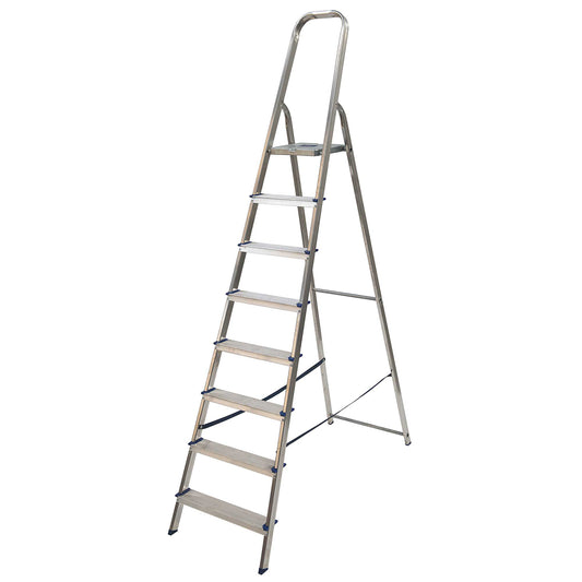 TB Davies 8 Tread Light Duty Platform Step Ladder Lightweight & Durable 1212-008