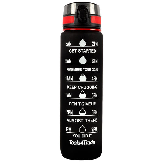 Tools4Trade Water Bottle - Black (1 Litre)