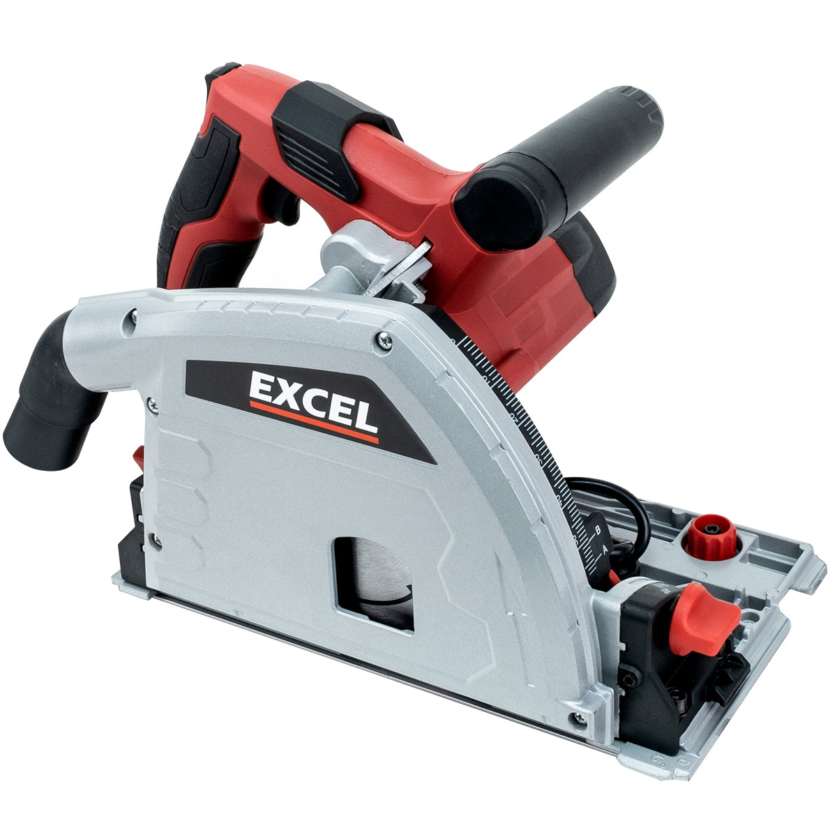 Excel 165mm Plunge Saw 1200W/240V with Guide Rails and Accessories Set