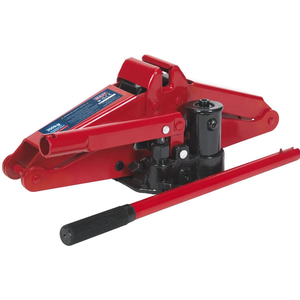 Sealey HSJ07 Hydraulic Scissor Jack 700kg Capacity
