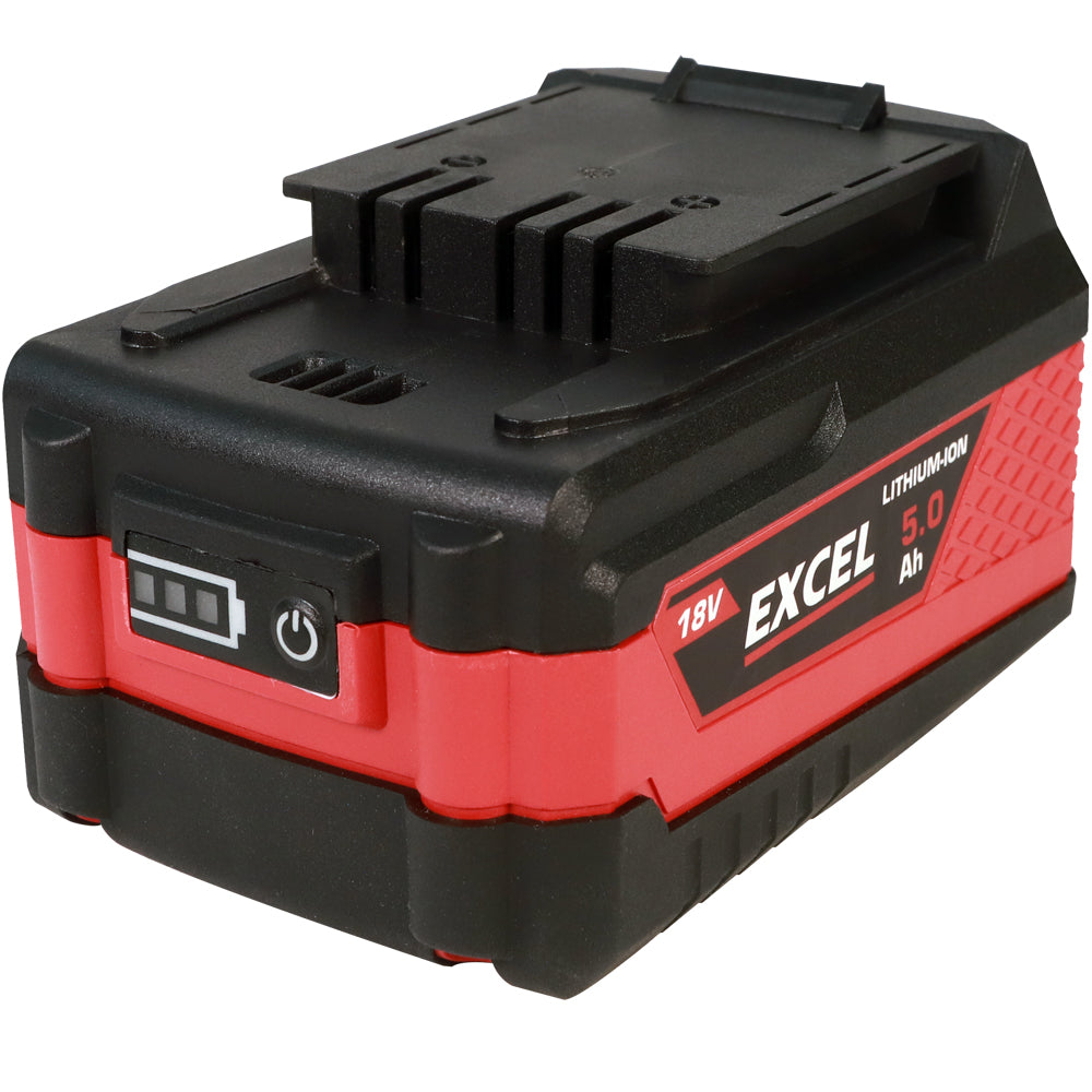 Excel 18V 5.0Ah Battery with Fan-Cooled Smart Charger