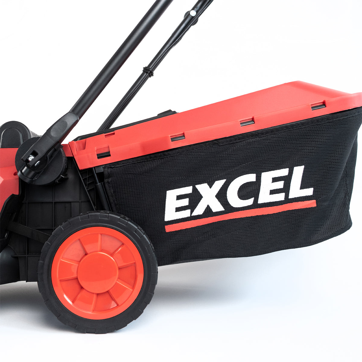 Excel 18V Brushless Lawn Mower 330mm 5 Adjustable Height with 2 x 4.0Ah Battery & Charger