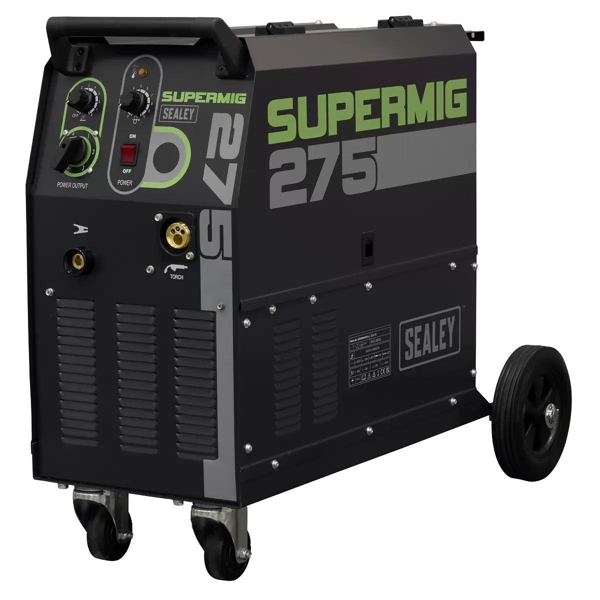 Sealey SUPERMIG275 Professional MIG Welder 270Amp with Binzel Euro Torch 230V