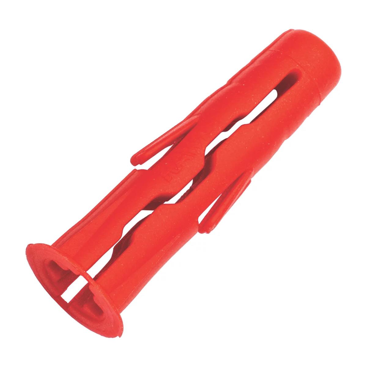 Rawlplug UNO Universal Wall Plugs 6mm Red with Screws Pack of 1000
