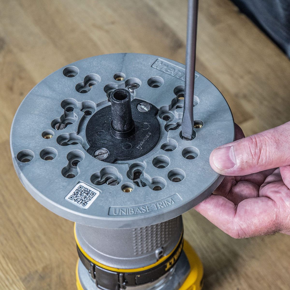 Trend UNIBASE/TRIM 150mm Universal Trim Router Sub-Base