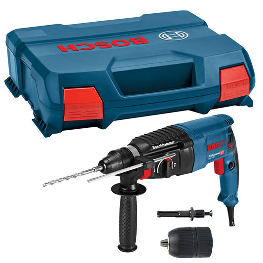 Bosch GBH 2-26 SDS+ Rotary Hammer Drill 110V 06112A3060 With 13mm Chuck & Adaptor