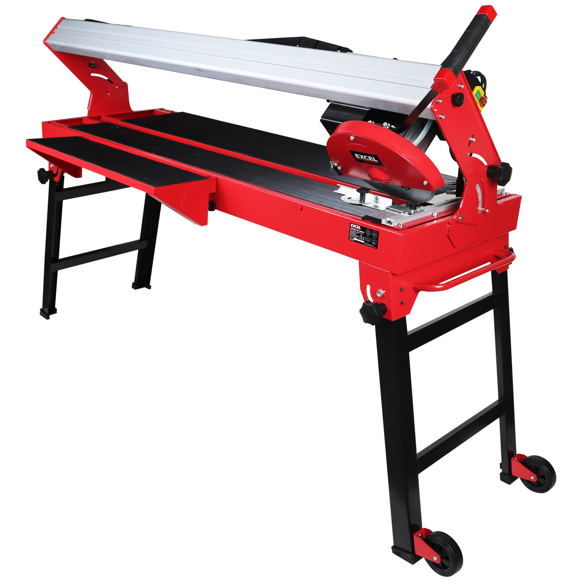 Excel 1250mm Wet Tile Cutter Bridge Saw 240V/1200W with Continuous Rim Tile Saw Blade