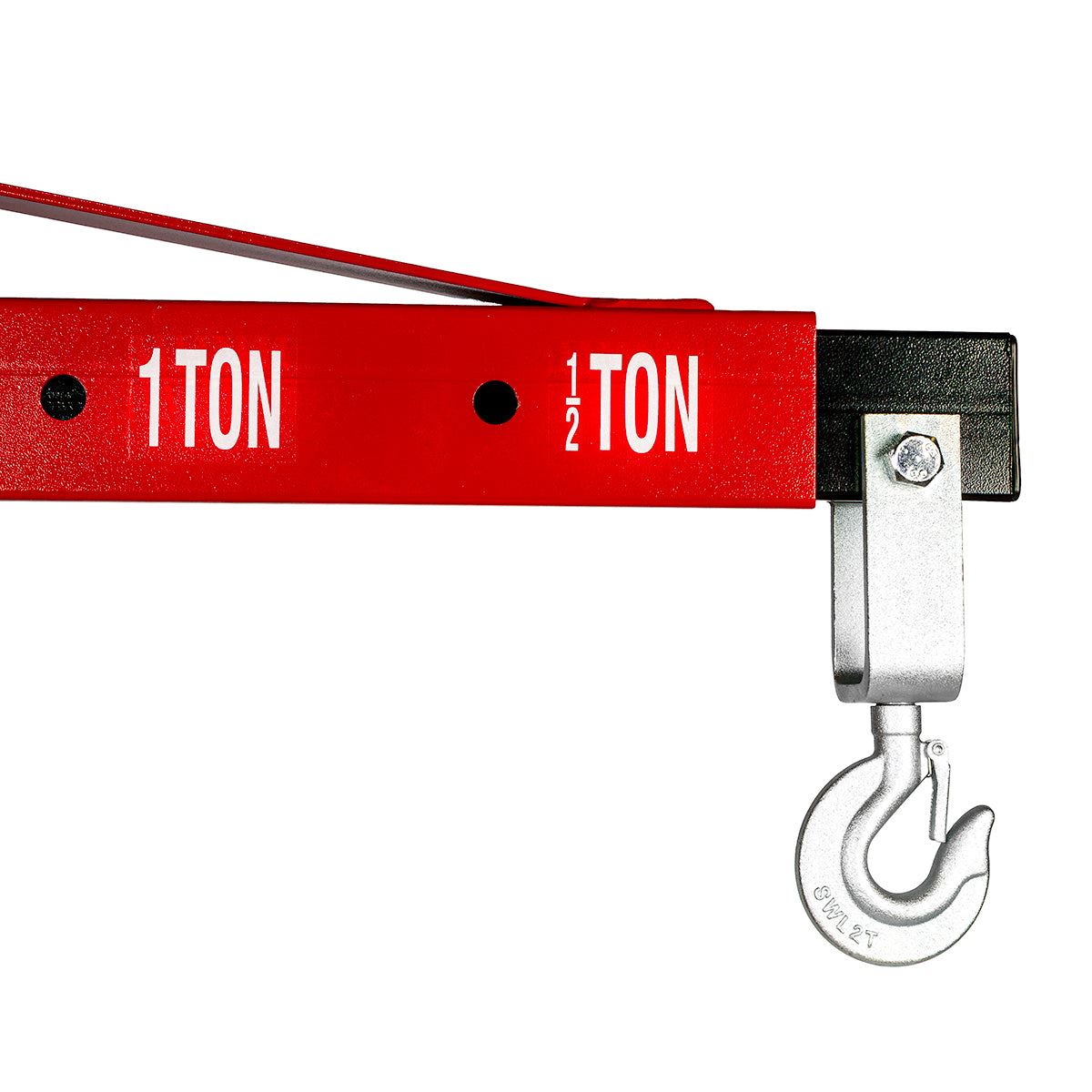 Big Red Torin 2-Ton Hydraulic Folding Engine Crane, Lifting Range 25-2240 mm