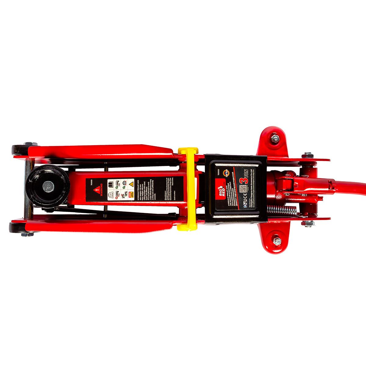 Big Red Torin 3-Ton Hydraulic Jack, Lifting Range 135-400 mm