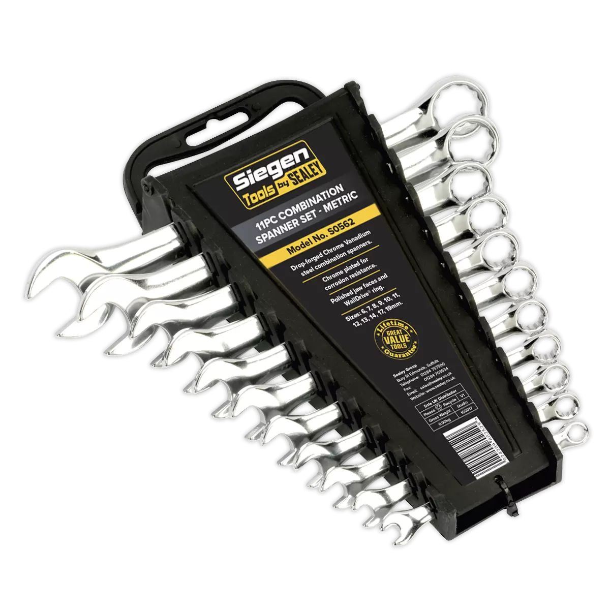 Sealey AP22OCOMBO 6 Drawer Topchest & Rollcab Combination with Ball-Bearing Slides & 170pc Tool Kit