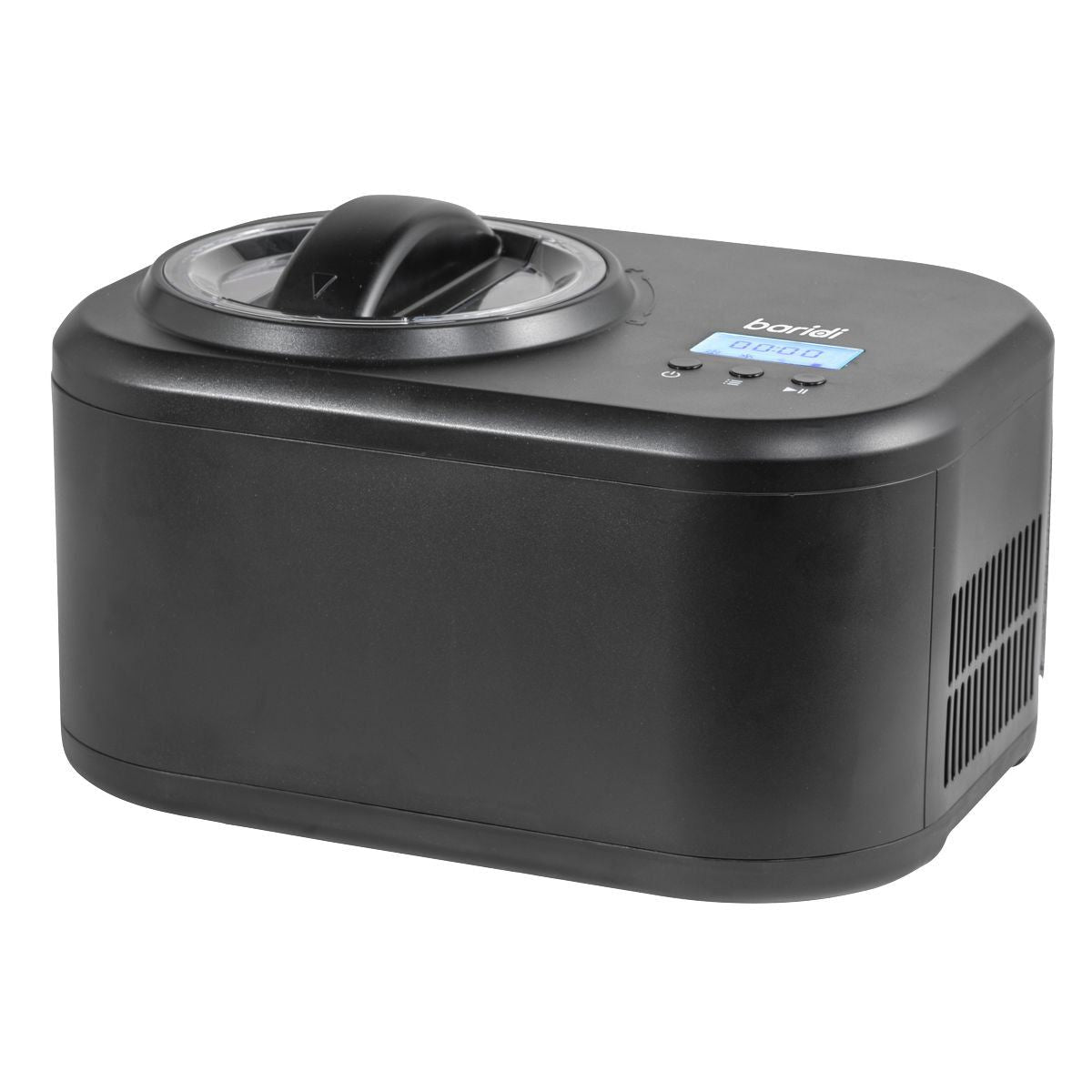 Sealey DH238 Baridi Automatic Churning Ice Cream Machine 1L Capacity Black 230V