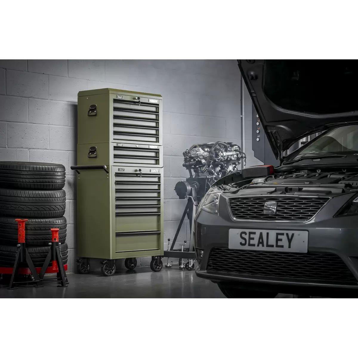 Sealey AP26479TK Superline PRO Heavy-Duty Rollcab 7 Drawer Khaki