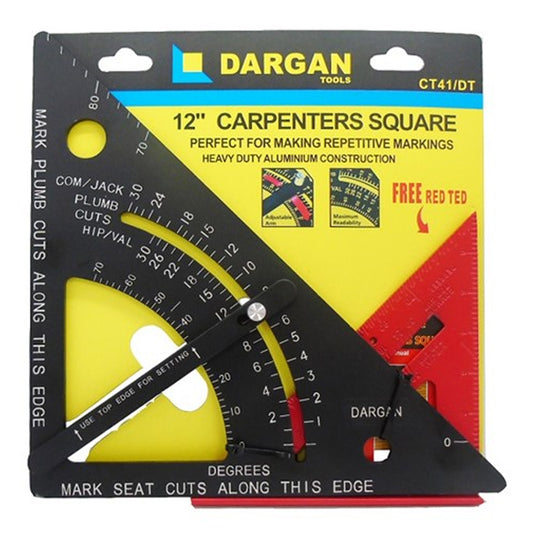 Dargan 300mm 12" Carpenters Speed Roofers Square Roofing Angle Tool DAR-CT41DT