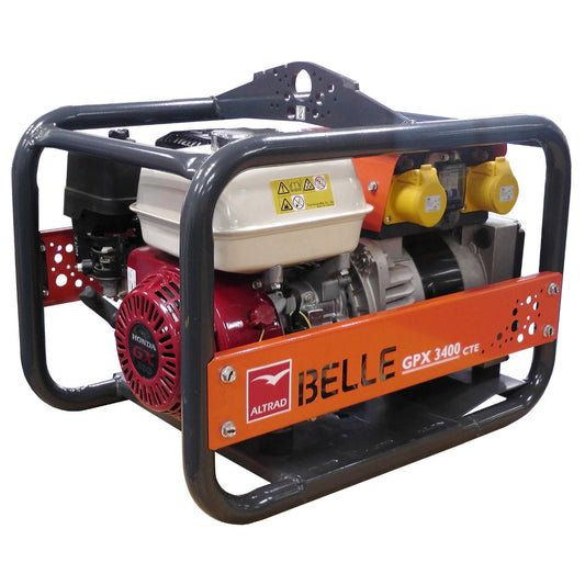 Belle G5001WCS GPX 5000 CTE High-Performance Honda Petrol Generator Wheel Kit Reliable Power Solution