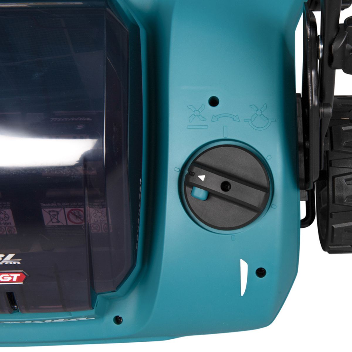 Makita UV001GM201 380mm 40V Max Brushless Lawn Scarifier With 2 x 4.0Ah Batteries & Charger